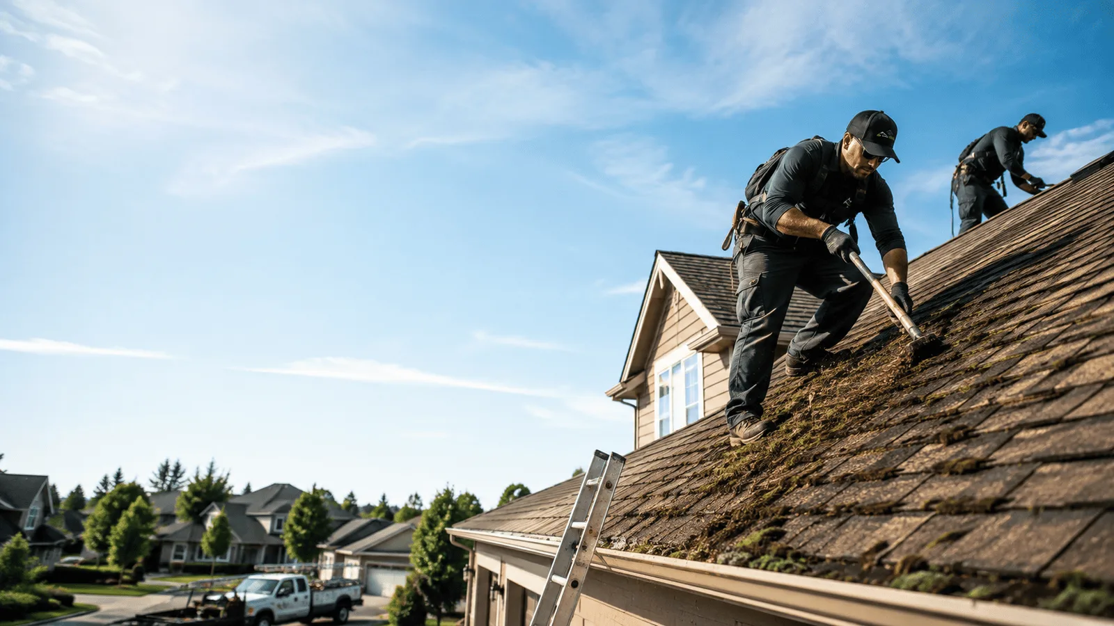 Roof Moss Removal in New Paris, OH near me